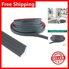 Durable 2.5m Self-Adhesive Grey Floor Beading - Interior Corner Decoration