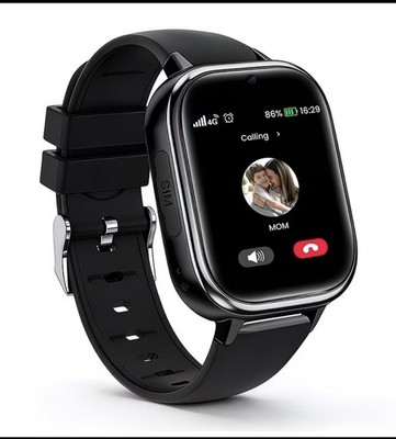 Kinder 4G Smartwatch Telefonuhr mit GPS Tracker MusikPlayer für Jungen Mädchen
