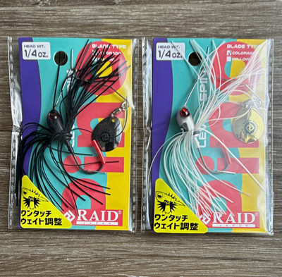 RAID JAPAN Level Spin Pino 1/4 oz Spinnerbait 2 Pack 