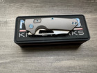 N.U.M.B. Knifeworks N1 Cornerstone Titanium Handle S90V Satin Frame Lock — photo 7