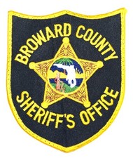 BROWARD COUNTY &ndash; SHERIFFS OFFICE - FLORIDA FL Sheriff Police Patch USED