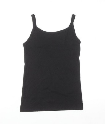 Schwarzes Camisole-Tanktop Damen UK Größe M No Boundaries