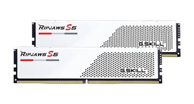 G.Skill Ripjaws S5 32 GB DDR5-5600 Kit, Arbeitsspeicher weiß, CL40 40-40-89