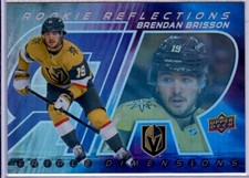 2024-25 UD Extended Series Brendan Brisson Rookie Reflections Card # RR-11