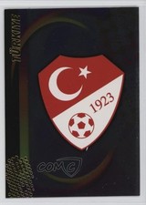 2002 Panini World Cup Emblem Turkey #138 10no