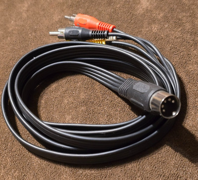 DIN 5-Pol auf Cinch Kabel Audio Adapter Stereo Vintage HiFi (5)