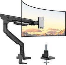 Sleek Aluminum Monitor Arm for 17  57  Ultrawide Screens up to 59.4 lbs, Heavy...