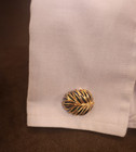 Rare Plique A Jour Enamel Cufflinks 18k — photo 9