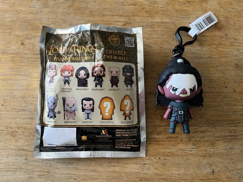 lord of the rings figural bag clip exclusive Lurtz