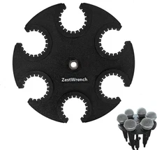Round Multi Mic Holder for Wired and Wireless，Compatible with 5/8" 3/8" Mic