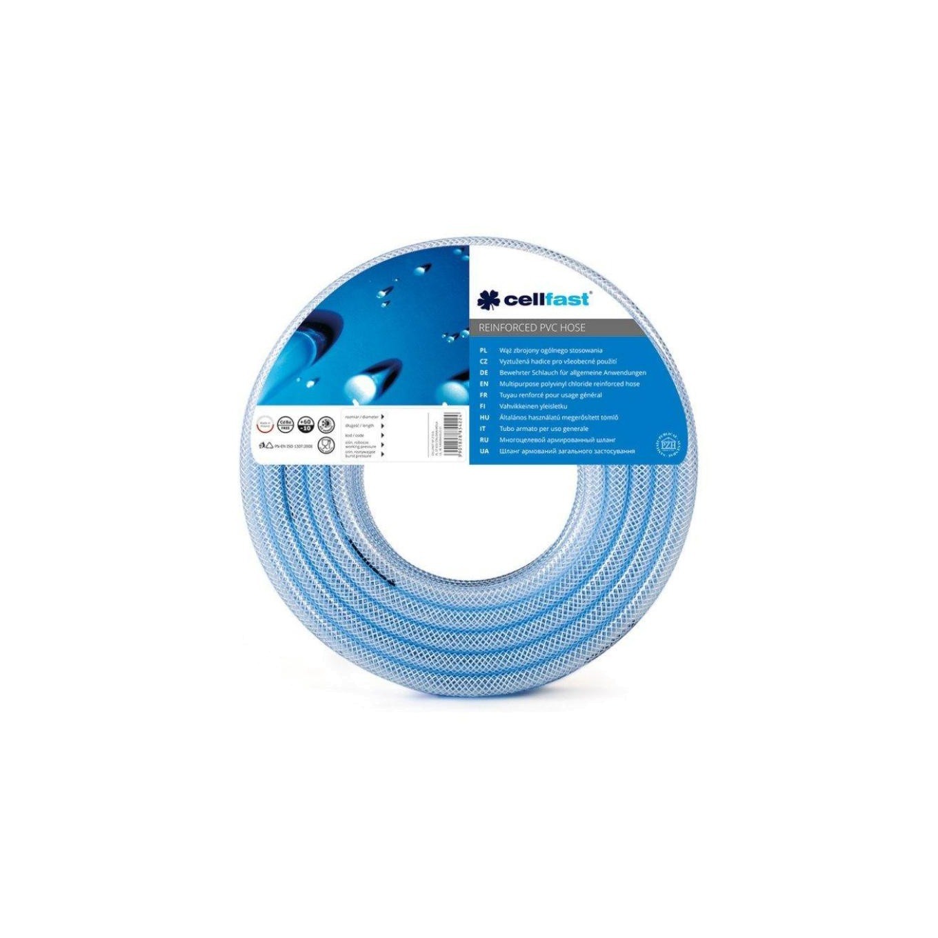 Cellfast Pvc Schlauch Transparent 50M Flexibel Verstärkt - Bild 2