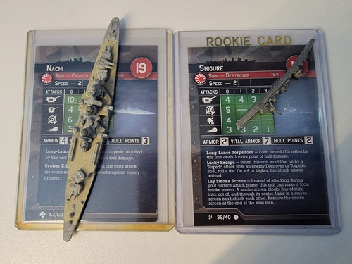 Axis Allies War at Sea Japan Nachi & Shigure