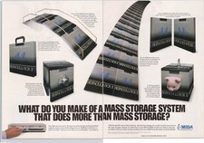 Iomega Bernoulli Box II 44MB Vintage 1980s Computer Storage 2pg Print Ad