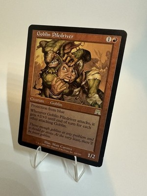 Goblin Piledriver Rare Onslaught Magic the Gathering Red Goblin