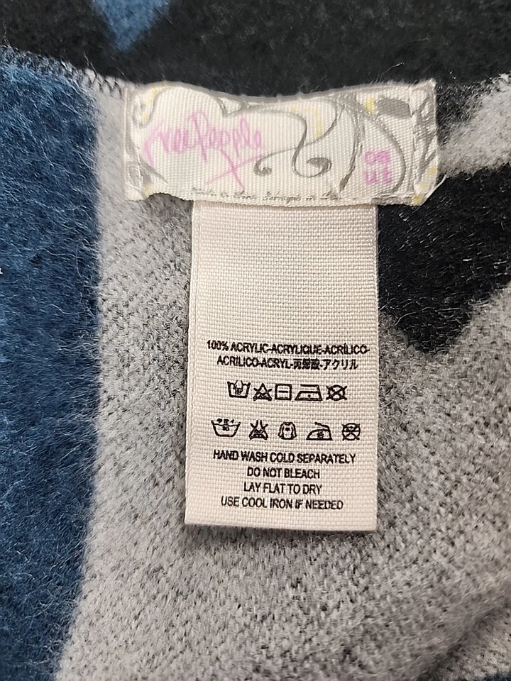 Free People Southwestern Aztec Blanket Scarf Wrap Shawl Festival Concert Boho - Image 4 of 4