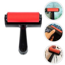2Pcs Plastic Stamping Brayers Reusable Printmaking Rollers for Ink Rubbing Art