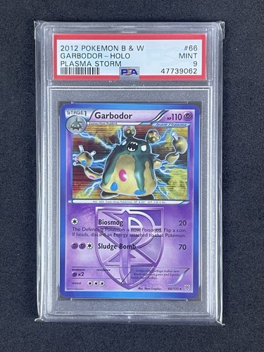Garbodor graded PSA 9 for sale on eBay