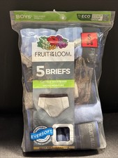 Fruit Of The Loom Boys Briefs, Small, 5 Pack