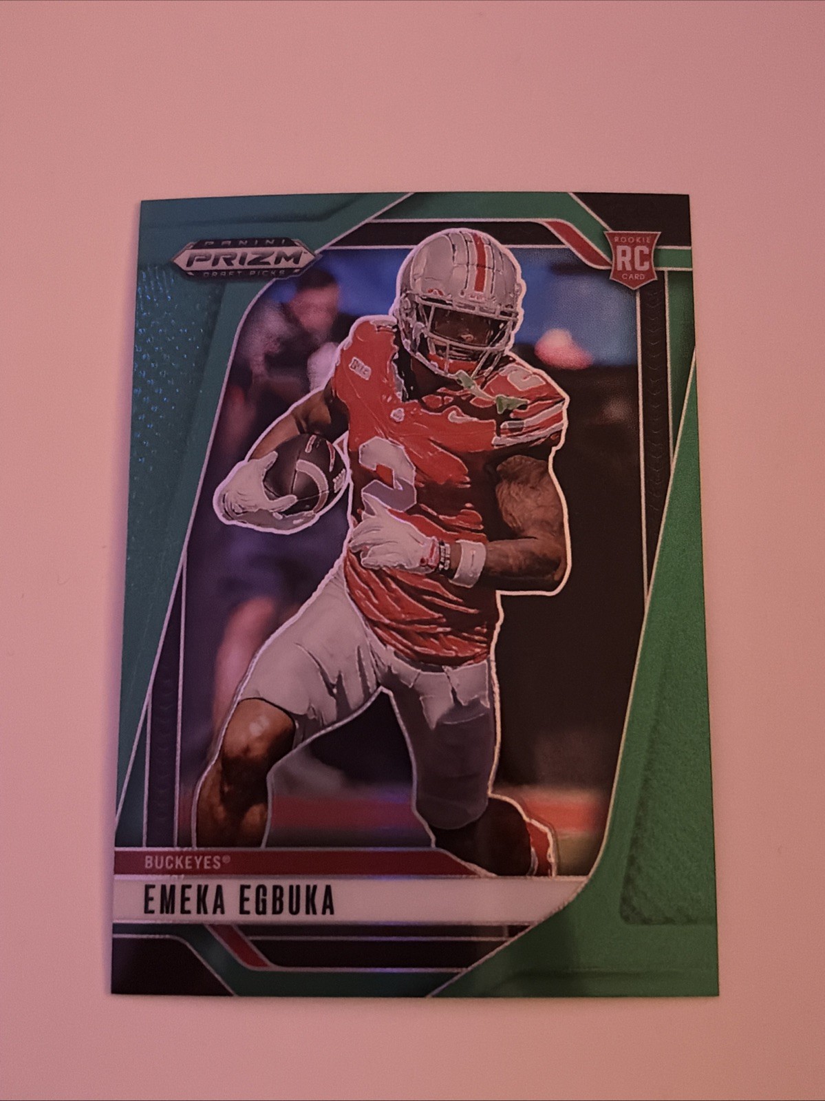 2025 Panini Prizm Draft Picks - Emeka Egbuka #85 Green Prizm (RC)
