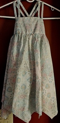 NEW Artisan NY Floral Handkerchief Dress Girls 5T Lined Pretty & Delicate