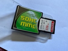 1pcs 128gb SANDISK SDXC compact flash CF TYPE II adapterfor CF DSLR Nikon CANON