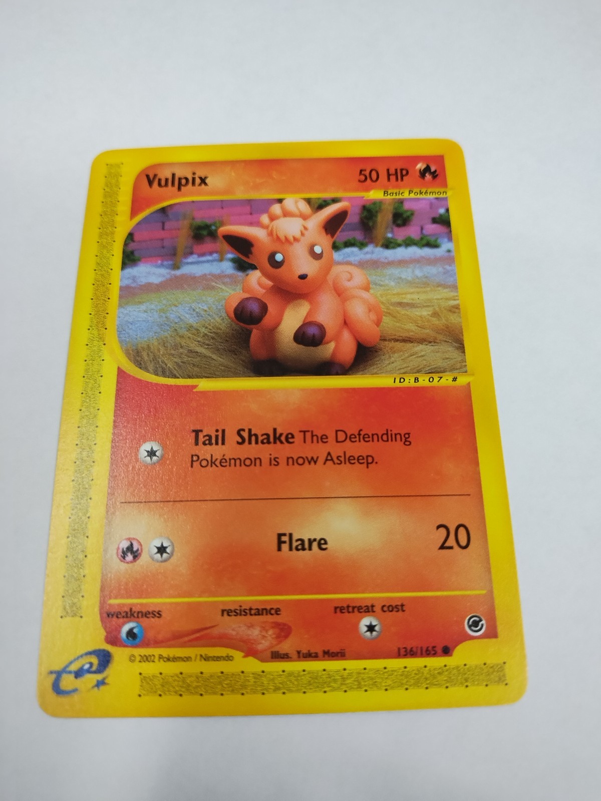 MINT Pokémon TCG Vulpix 136/165 Expedition Base Set Common Regular English 2002
