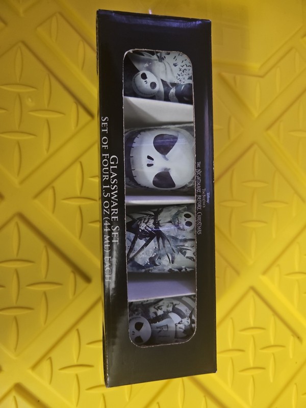 Disney Nightmare Before Christmas Shot Glass Set Of 4 1.5oz Ea