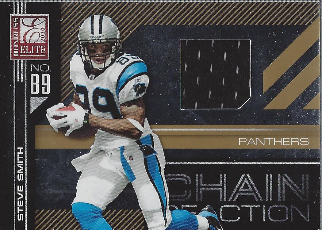 2010 Donruss Elite Chain Reaction Jerseys #20 Steve Smith Jersey /299 - FB