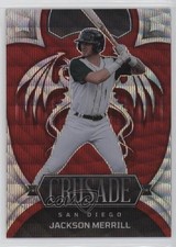 2023 Panini Chronicles Crusade Red Wave Prizm 31/199 Jackson Merrill #10 0gg