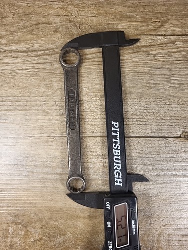 VINTAGE ORGINAL TRIUMPH STAMPED MOTORCYCLE DOUBLE END SPANNER WRENCH 23G - Picture 16 of 16