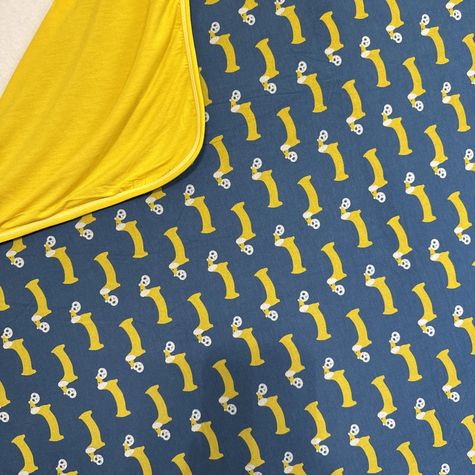 Kickee Pants Bamboo Toddler Blanket Dachshund Pretzel Pup Extra Large NWT - Image 3 of 4