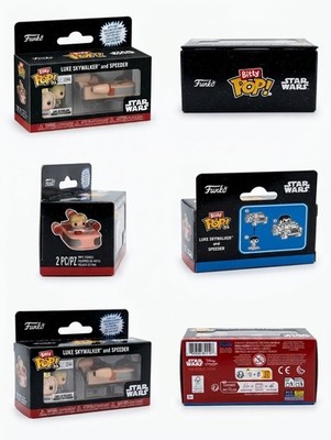 FUNKO Bitty Pop Star Wars Luke Skywalker and Speeder Neu OVP Versandfrei