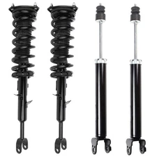 4pcs For 2003-2007 INFINITI G35 Front Complete Struts Mounts Spring Rear Shock