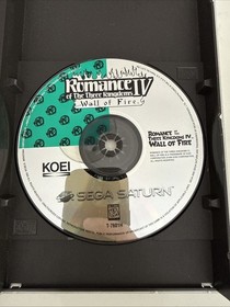 Romance of the Three Kingdoms IV: Wall of Fire (Sega Saturn, 1995) COMPLETE
