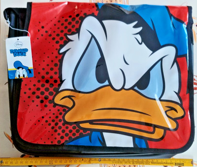 Disney Donald Duck Laptoptasche Umhängetasche Topzustand Neu und unbenutzt.