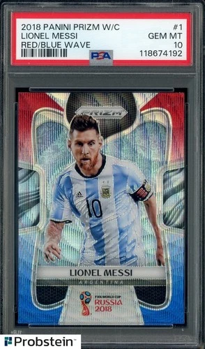 World Cup Lionel Messi 2018 Panini Prizm World Cup Lionel Messi #1 Blue