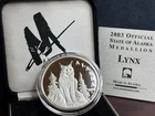 Ultra DCAM Silver Lt Ed Alaska Mint Proof - 2003 Lynx • 1oz .999 • Box & COA