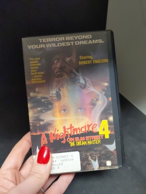 A Nightmare on Elm Street 4: The Dream Master BETAMAX 1988 MEDIA RARE CUT BOX