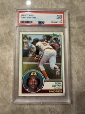 1983 Topps MLB Baseball 482 Tony Gwynn RC PSA 9 MINT San Diego Padres Card