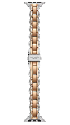KATE SPADE KSS0177E TWO TONE STAINLESS STEEL 38-45MM WOMENS BAND
