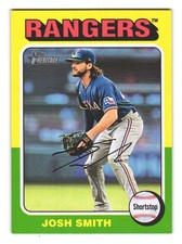 2024 Topps Heritage #677 JOSH SMITH Texas Rangers