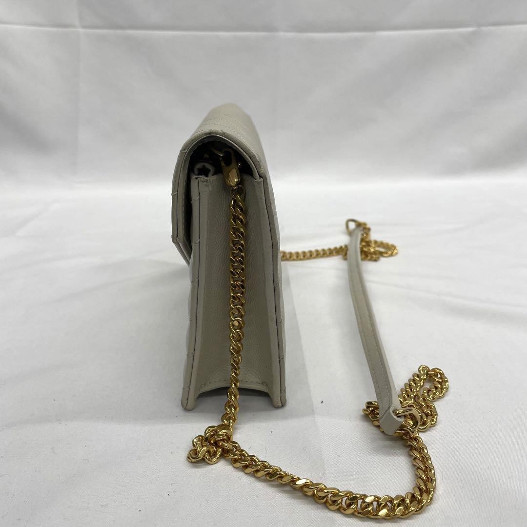 Borsa a tracolla Saint Laurent catena grigia 19x12x4 cm 7 5x4 7x1 6 pollici con scatola sacchetto antipolvere