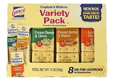 Lance Captain's Wafers Variety Pack Sandwich Crackers
