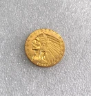 1908 USA  $5 Gold Dollars Indian Head  1/2  Eagle XF