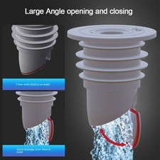 7-Layer Upgraded Silicone Drains Sewer Pipe Sealing Ring  Anti-Odor Waterproof