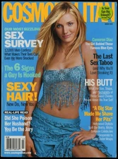 MARCH 2002 COSMOPOLITAN MAGAZINE, CAMERON DIAZ, SEXY HAIR, FASHION & BEAUTY
