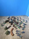 Vintage 1960s Marx Miniature Blue & Gray Civil War Playset Lot