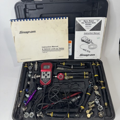 Snap On Digital Remote Fuel Pressure Gauge Adapter Kit EEFI300AM