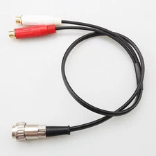 Twist Lock 5 Pin Din Male to Dual RCA Female Phono OFC HiFi NAIM Audio Cable
