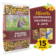 15 Lb Squirrel  Critter Food, Dry Mix for Backyard Wildlife